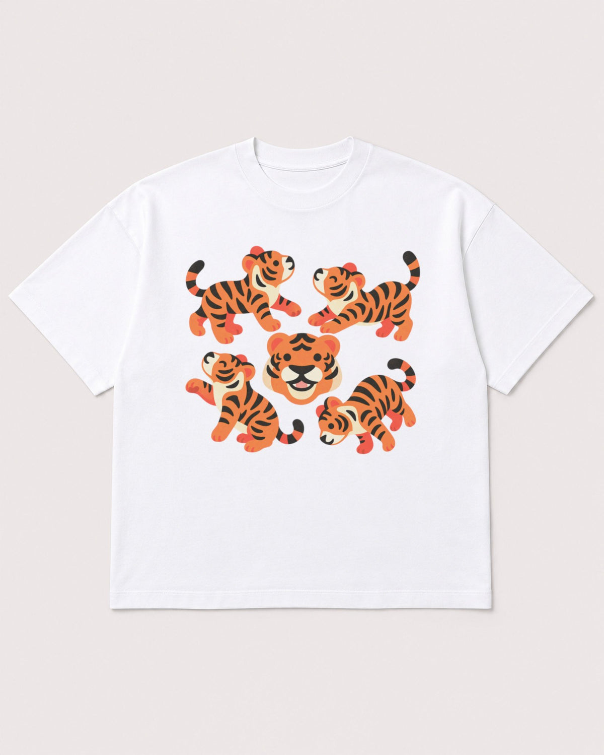 Mockup Boxy Heavyweight Tee White product