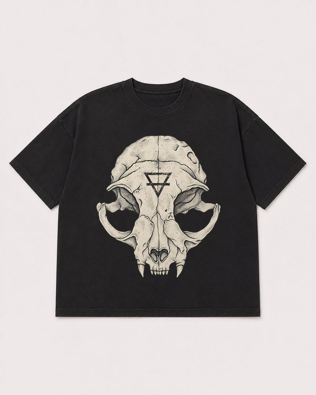 Mockup Boxy Heavyweight Tee Black product