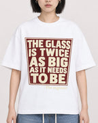 Mockup Boxy Heavyweight Tee White female close-up 11