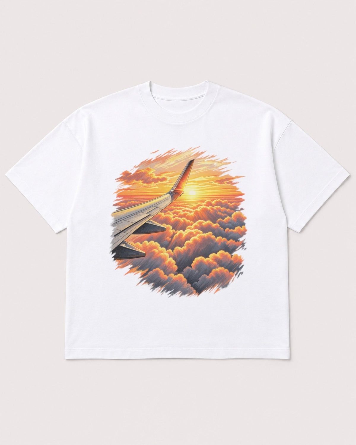 Mockup Boxy Heavyweight Tee White product