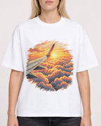 Mockup Boxy Heavyweight Tee White female close-up 08