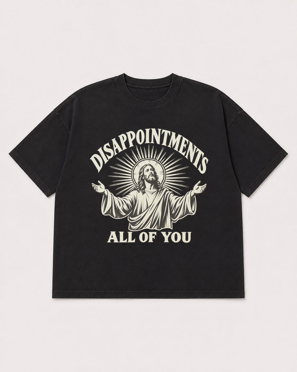 Mockup Boxy Heavyweight Tee Black product