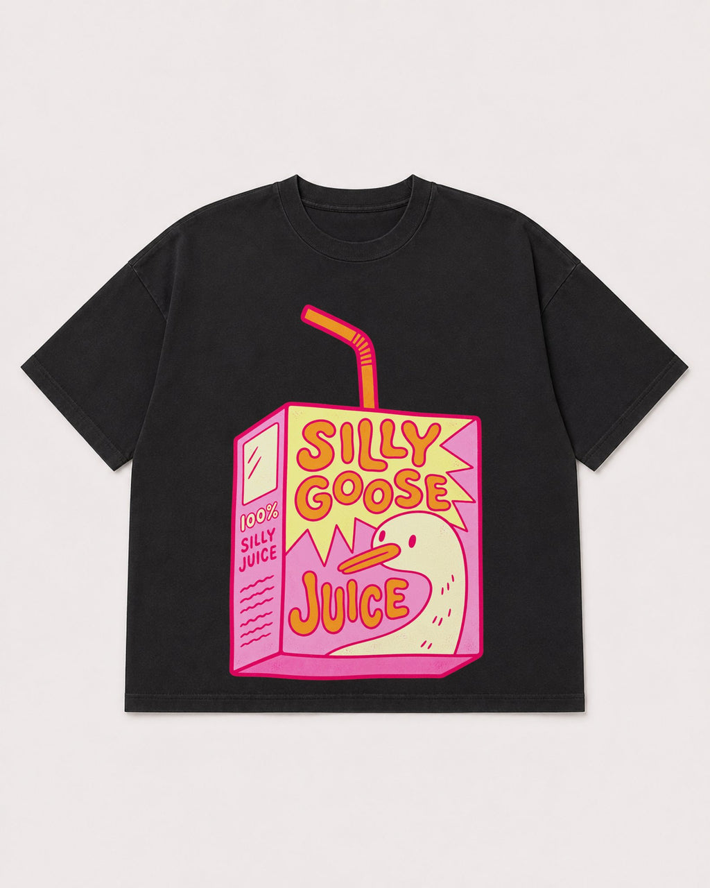 Mockup Boxy Heavyweight Tee Black product