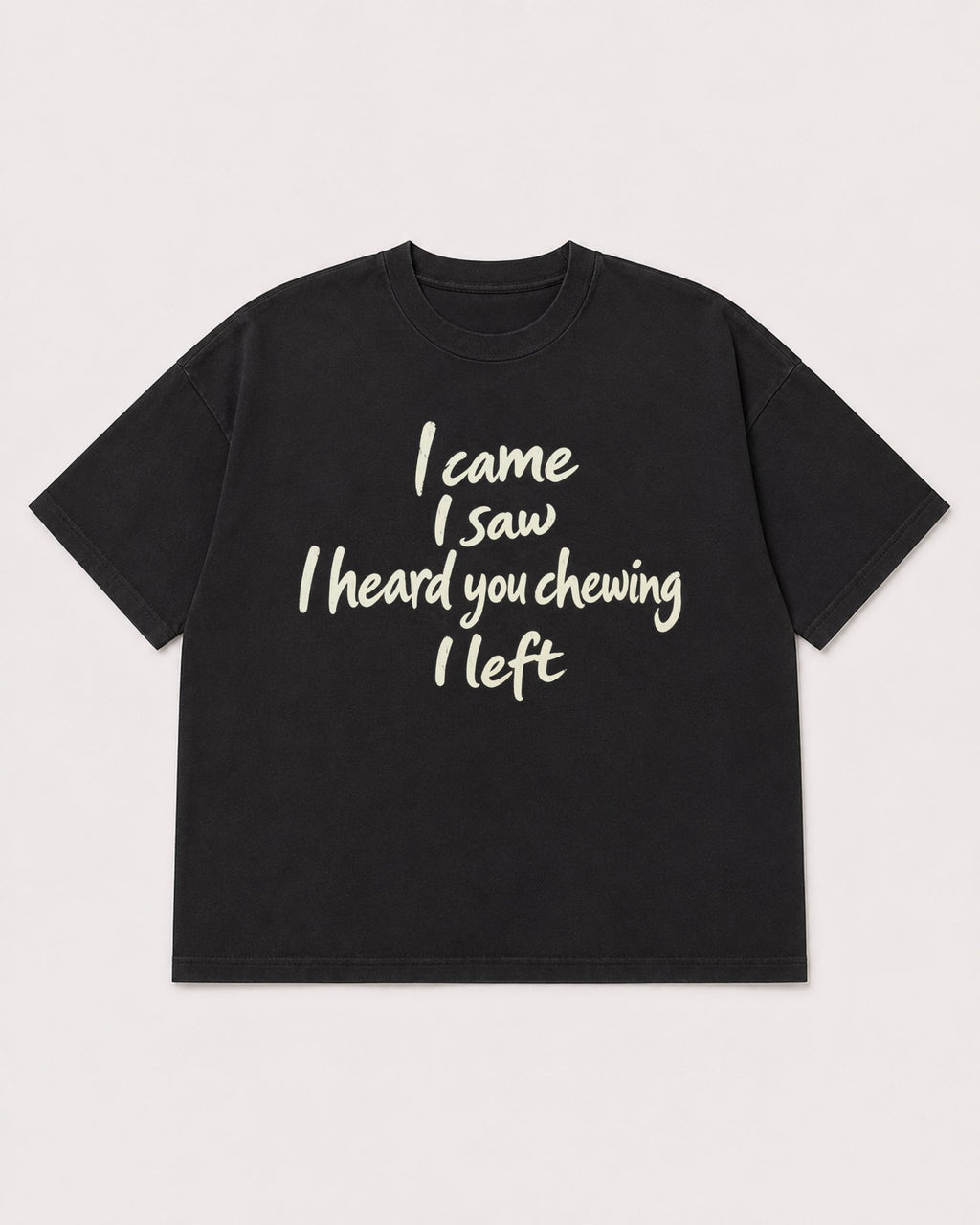Mockup Boxy Heavyweight Tee Black product