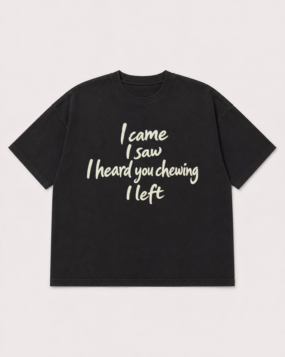Mockup Boxy Heavyweight Tee Black product