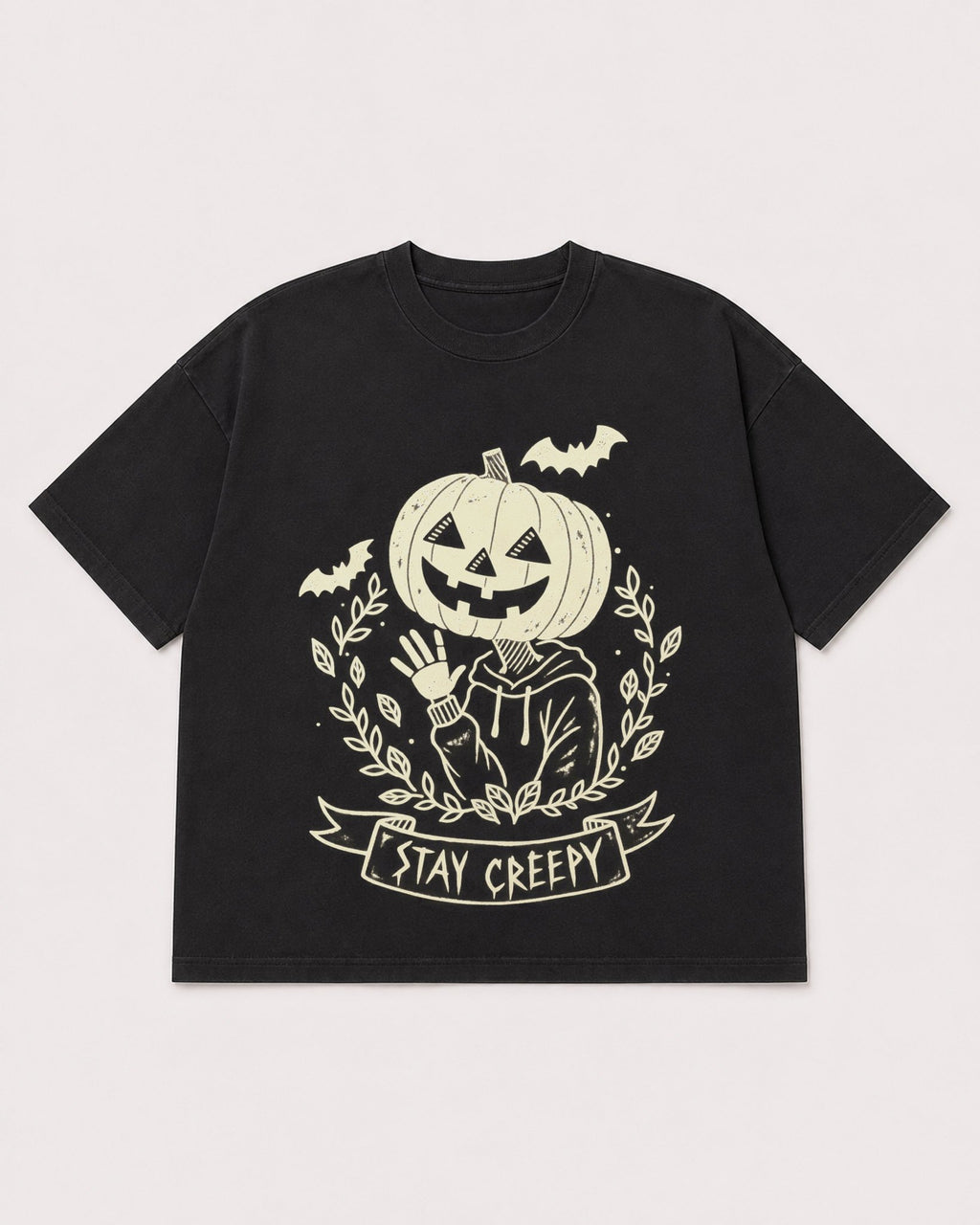 Mockup Boxy Heavyweight Tee Black product
