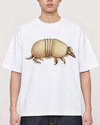 Mockup Boxy Heavyweight Tee White male close-up 01