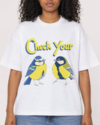 Mockup Boxy Heavyweight Tee White female close-up 05