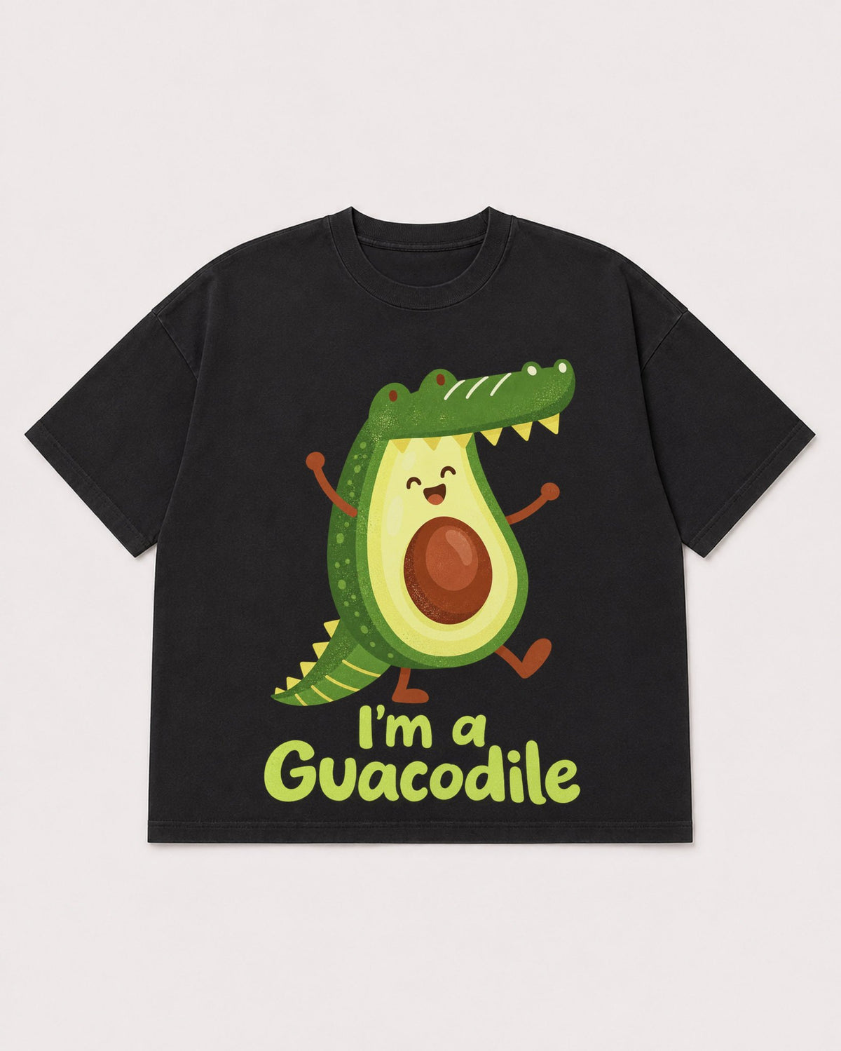 Mockup Boxy Heavyweight Tee Black product