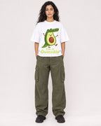 Mockup Boxy Heavyweight Tee White female full-body 07