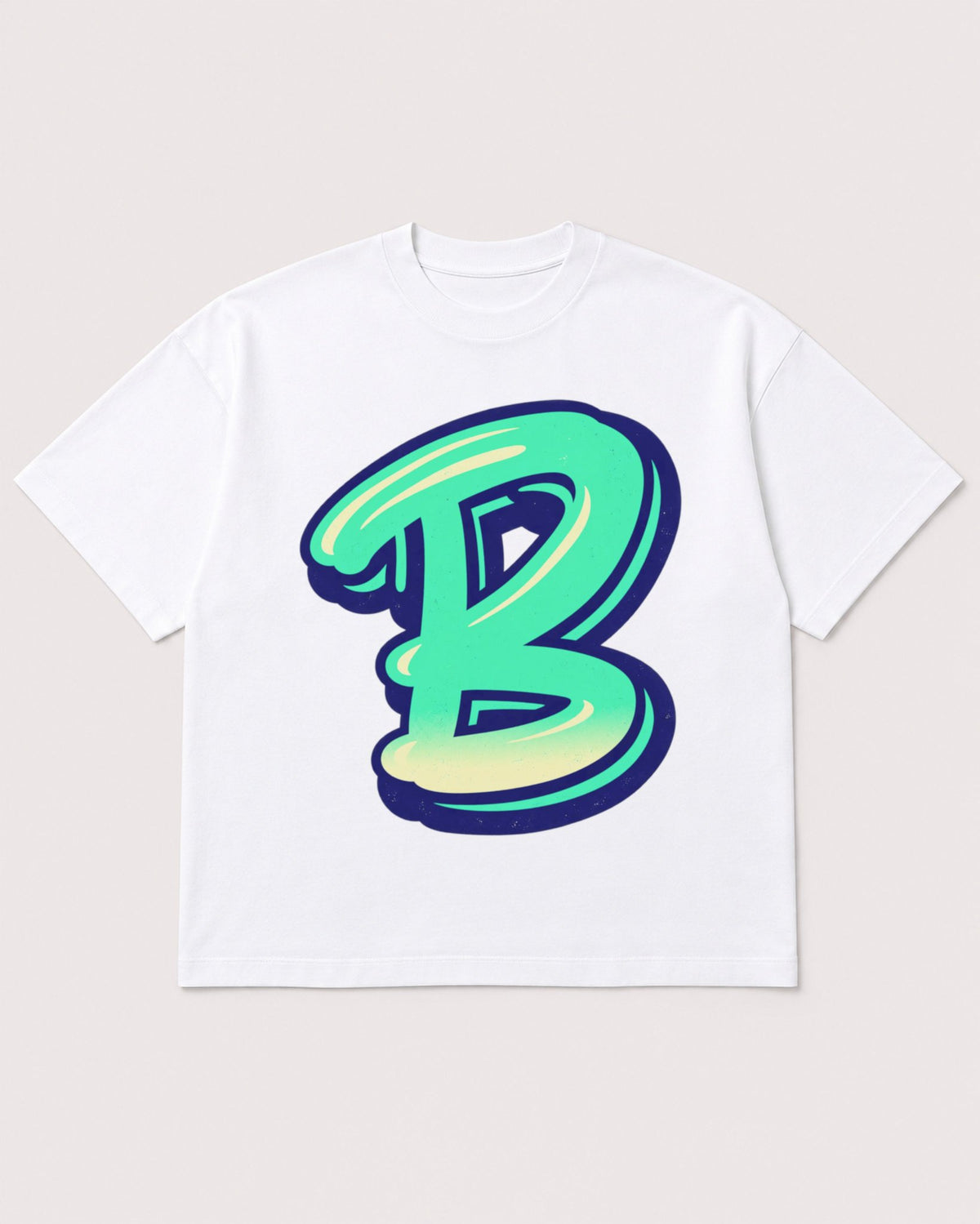 Mockup Boxy Heavyweight Tee White product