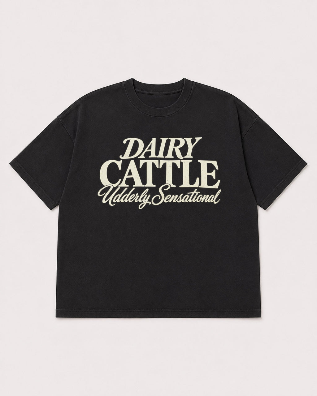 Mockup Boxy Heavyweight Tee Black product