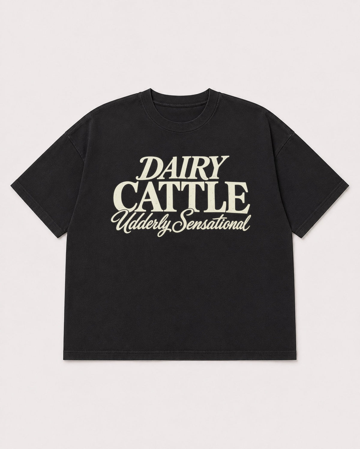 Mockup Boxy Heavyweight Tee Black product