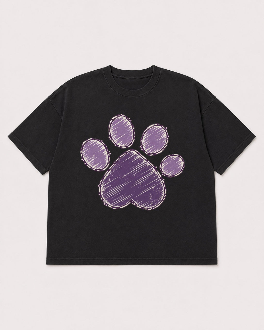 Mockup Boxy Heavyweight Tee Black product