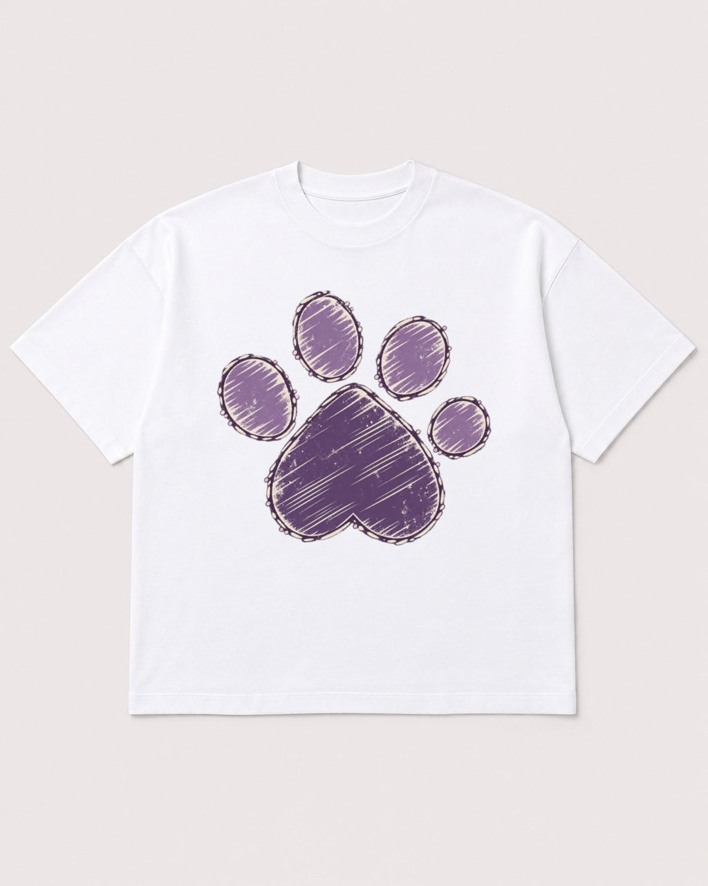 Mockup Boxy Heavyweight Tee White product