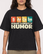 Mockup Boxy Heavyweight Tee Black female close-up 06