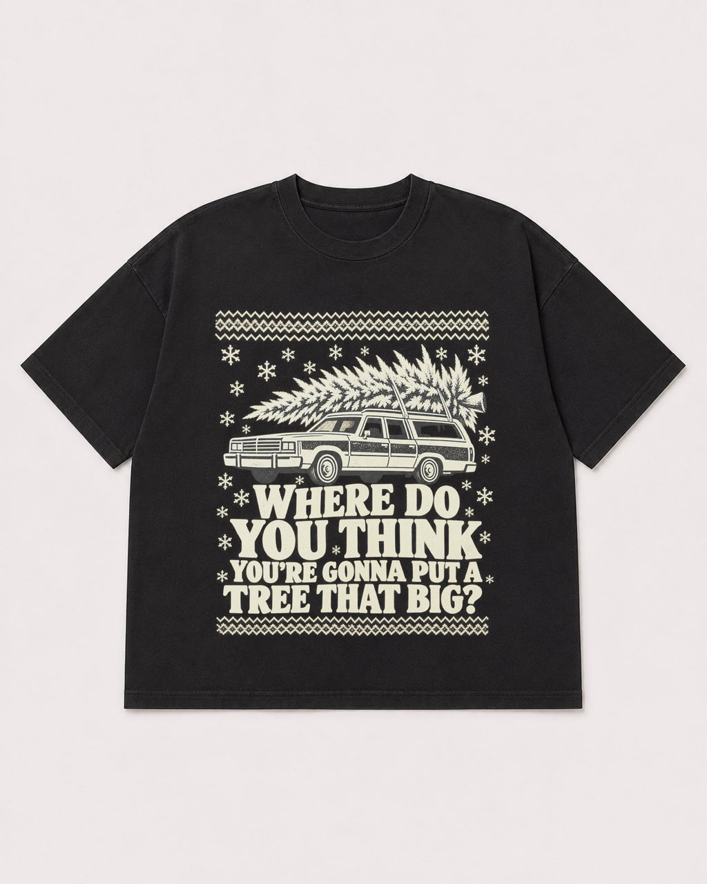 Mockup Boxy Heavyweight Tee Black product