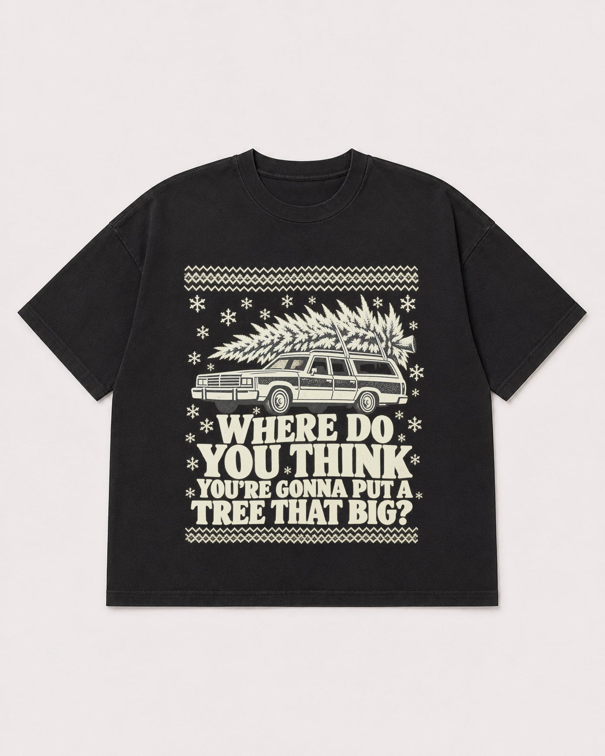 Mockup Boxy Heavyweight Tee Black product