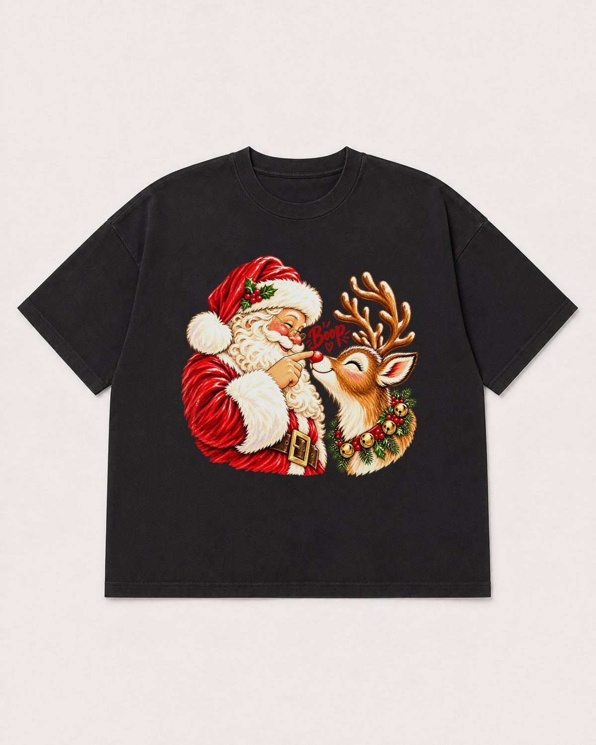 Mockup Boxy Heavyweight Tee Black product