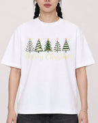 Mockup Boxy Heavyweight Tee White female close-up 43
