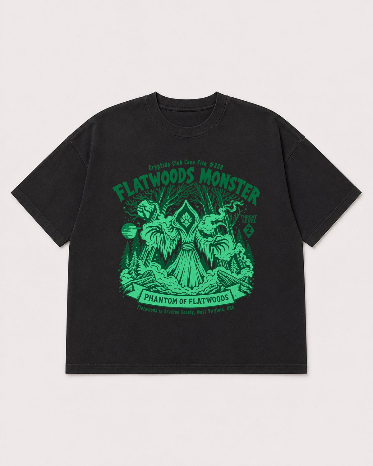 Mockup Boxy Heavyweight Tee Black product