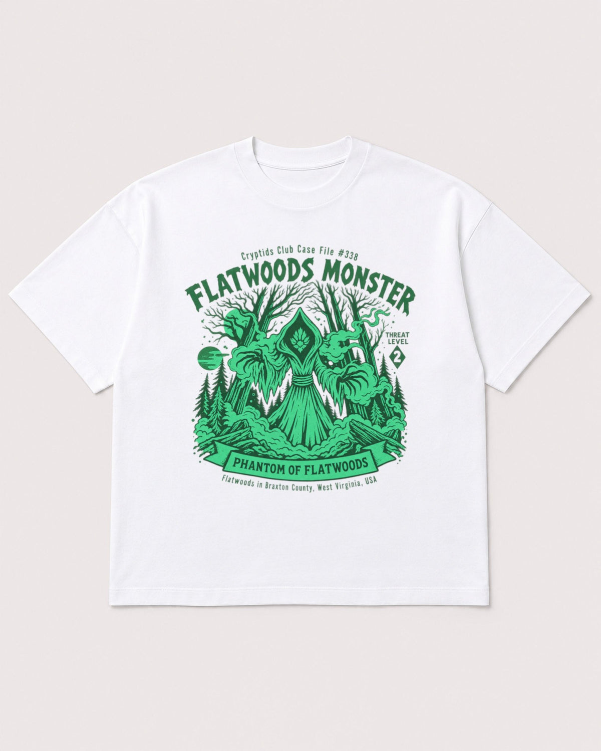 Mockup Boxy Heavyweight Tee White product