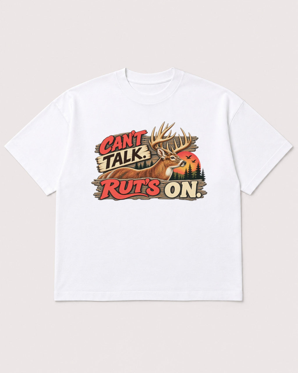 Mockup Boxy Heavyweight Tee White product