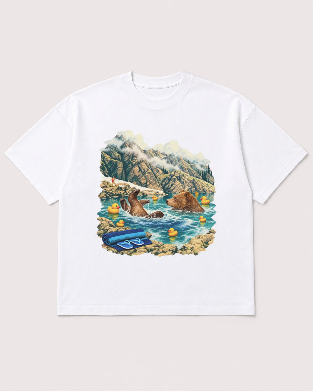 Mockup Boxy Heavyweight Tee White product