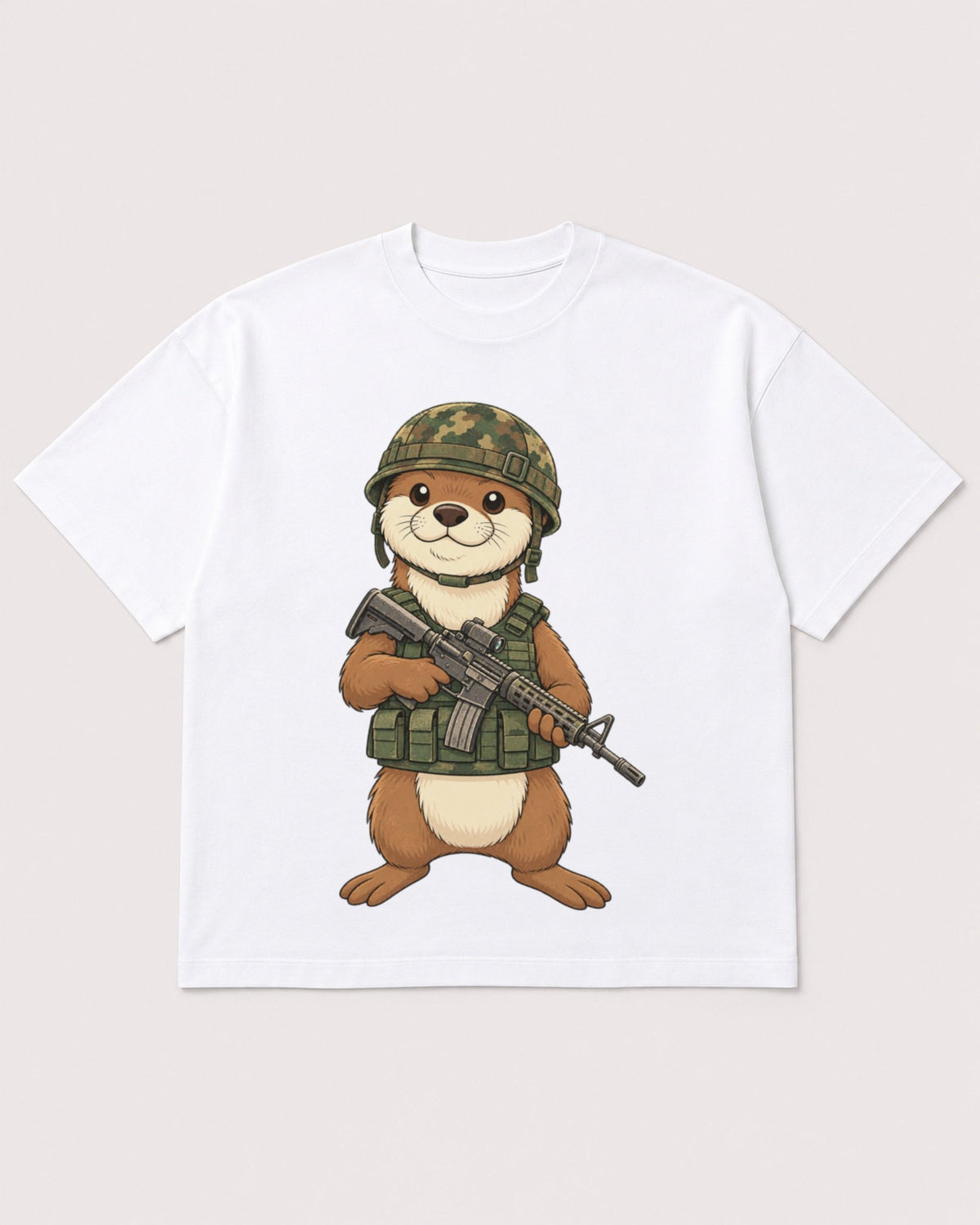 Mockup Boxy Heavyweight Tee White product