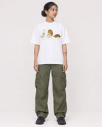 Mockup Boxy Heavyweight Tee White female full-body 12