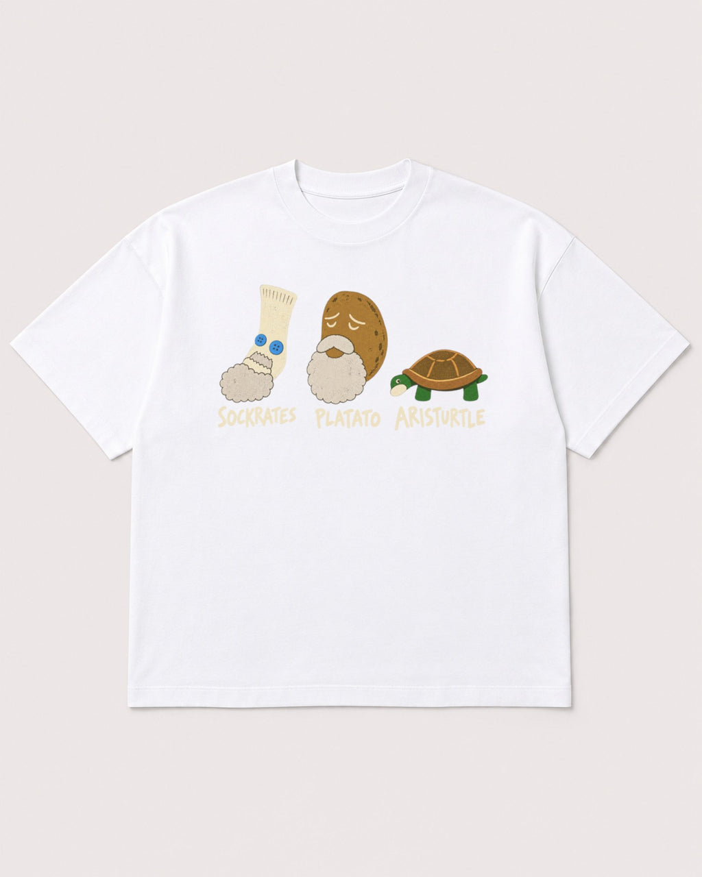 Mockup Boxy Heavyweight Tee White product