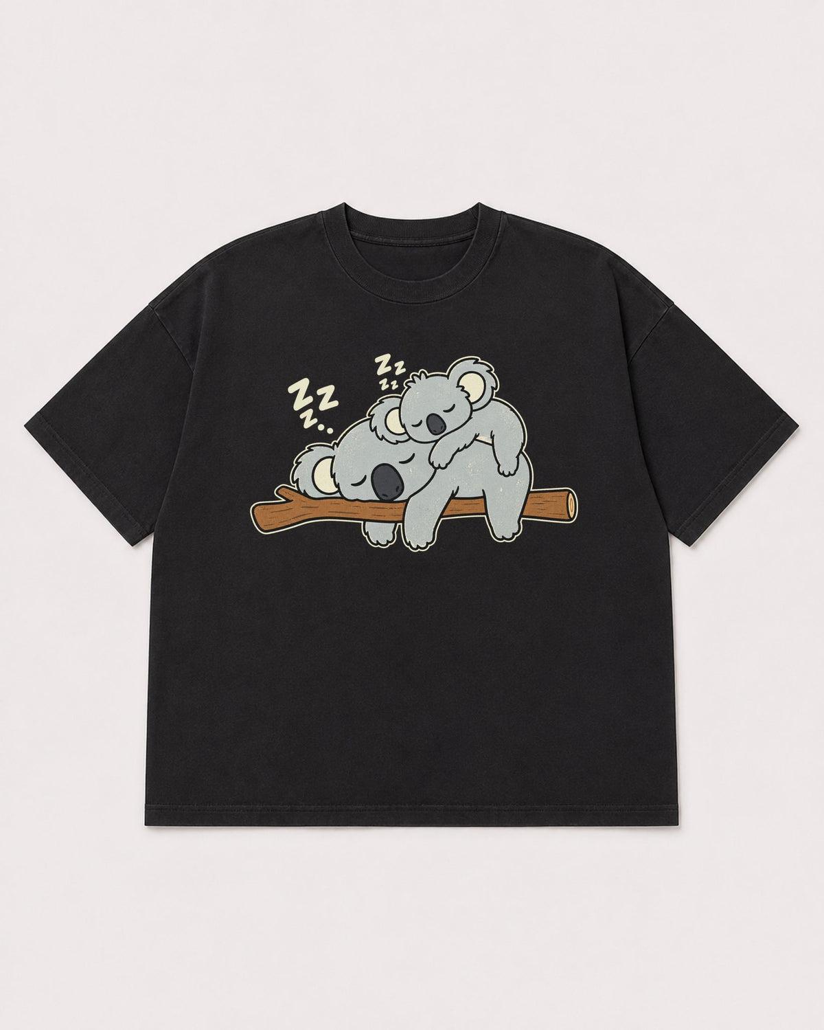 Mockup Boxy Heavyweight Tee Black product