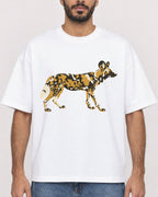 Mockup Boxy Heavyweight Tee White male close-up 07