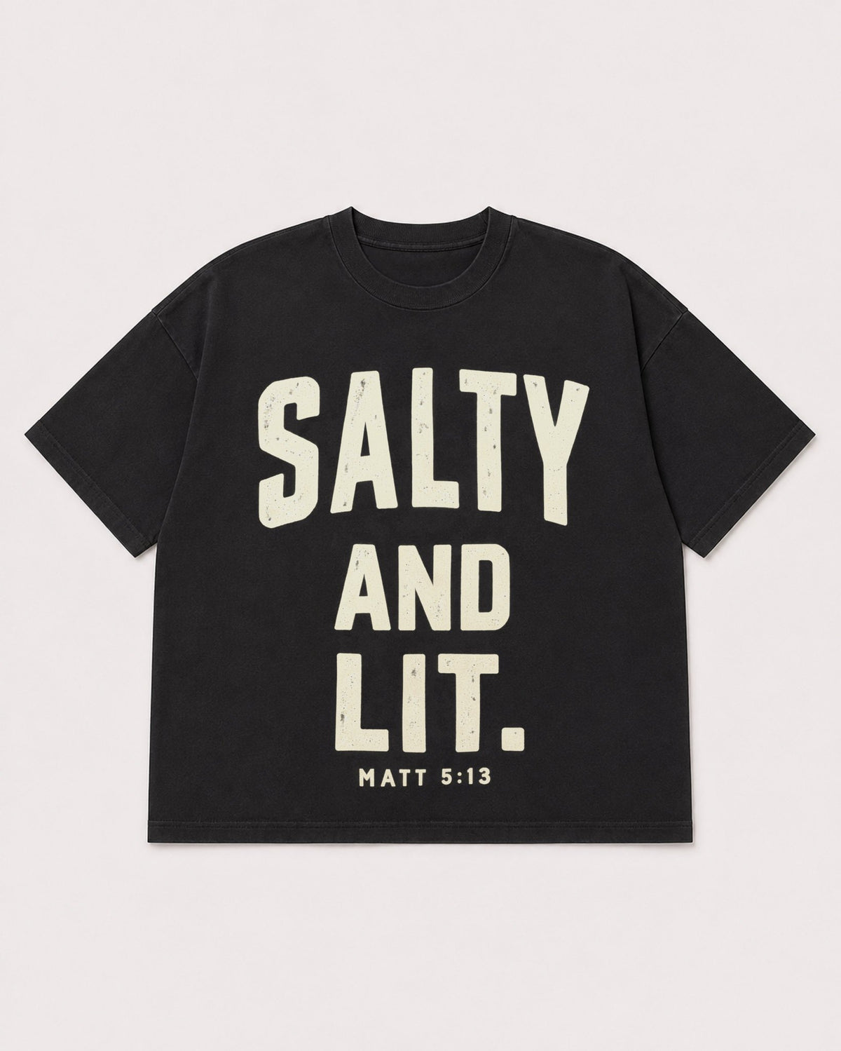Mockup Boxy Heavyweight Tee Black product