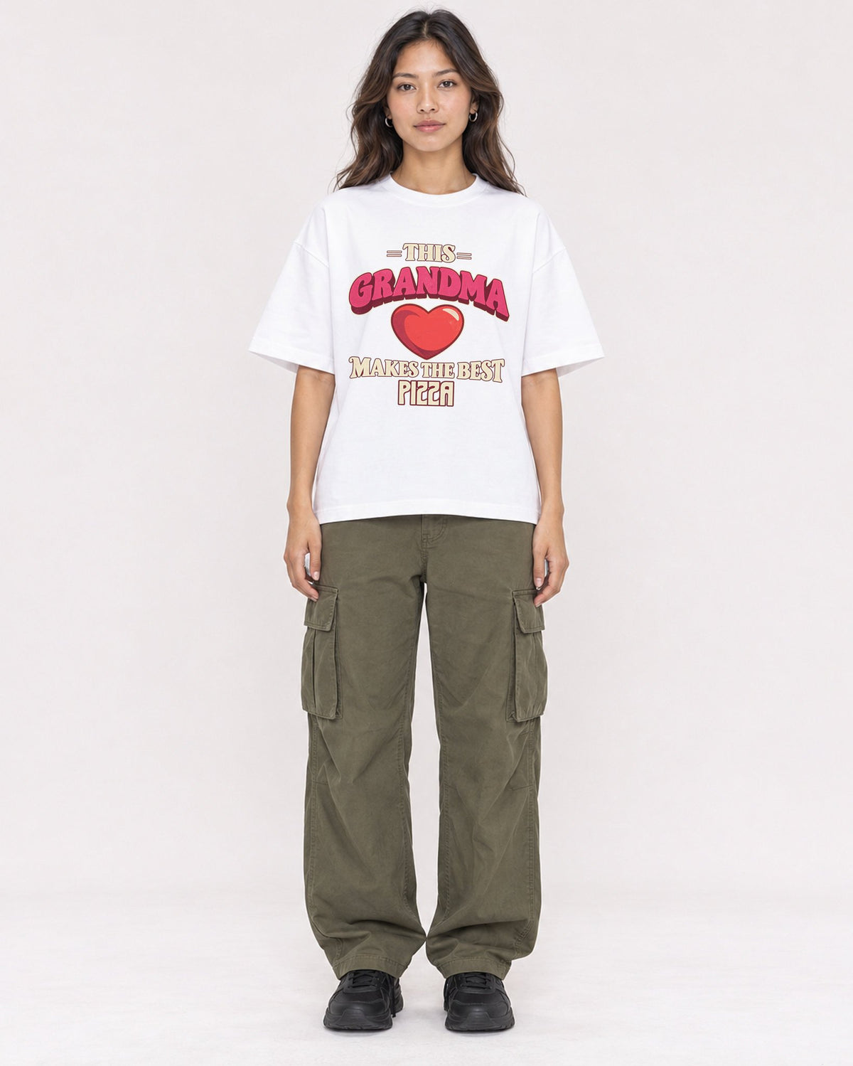 Mockup Boxy Heavyweight Tee White female full-body 02