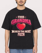 Mockup Boxy Heavyweight Tee Black male close-up 02