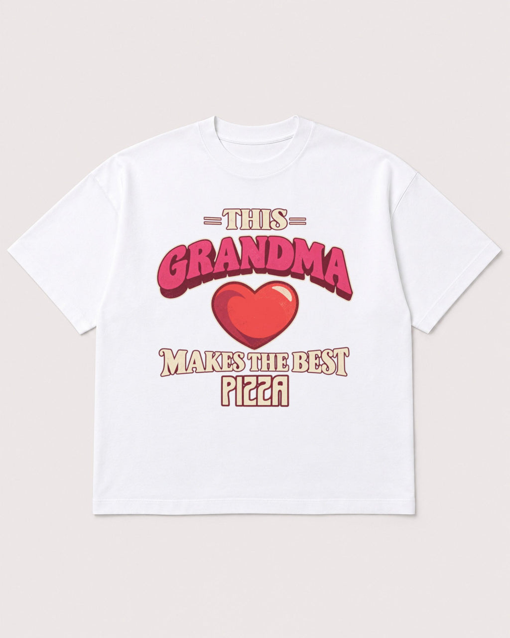 Mockup Boxy Heavyweight Tee White product