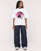 Mockup Boxy Heavyweight Tee White female full-body 04