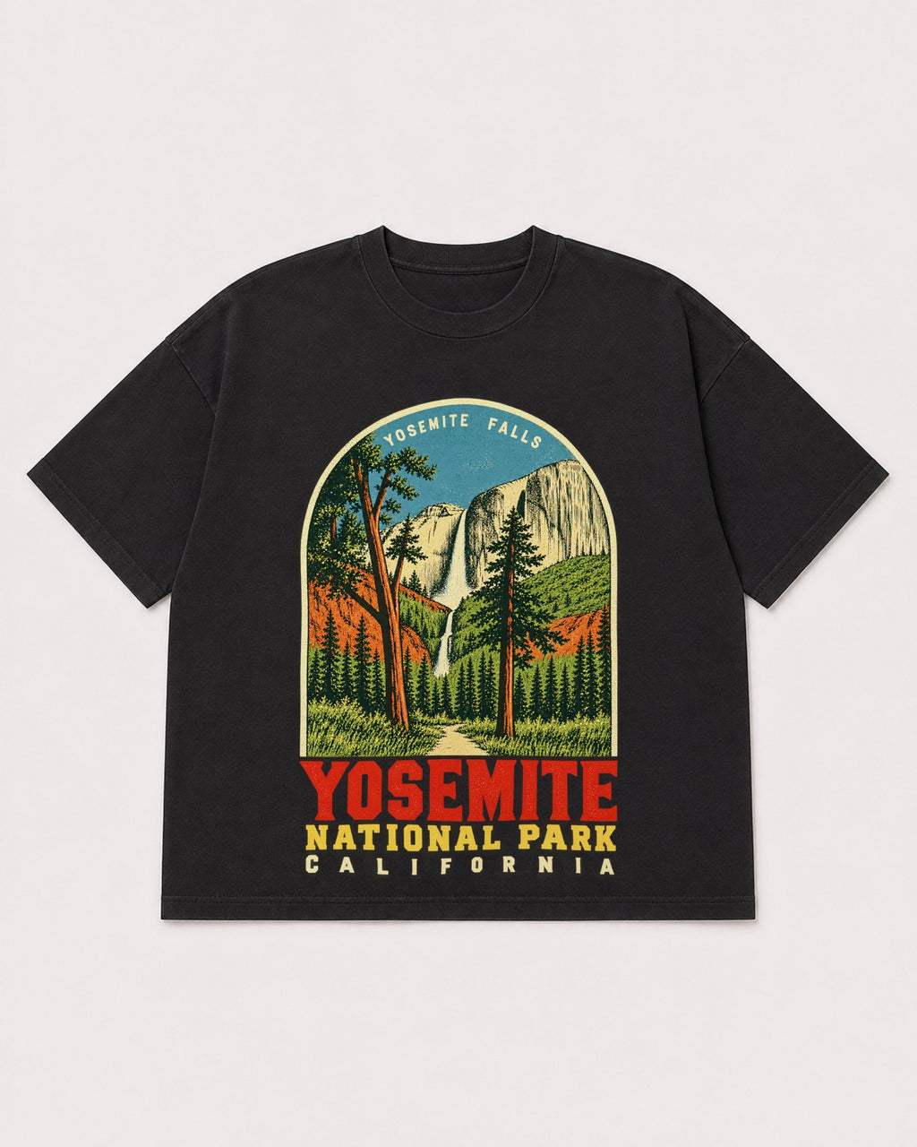 Mockup Boxy Heavyweight Tee Black product