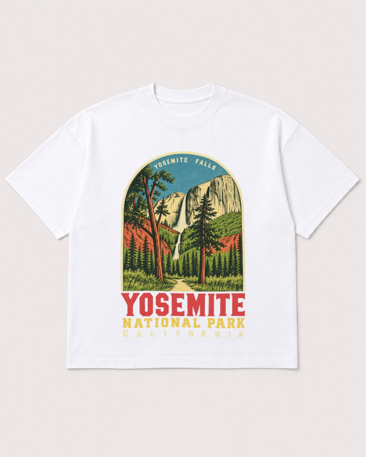 Mockup Boxy Heavyweight Tee White product