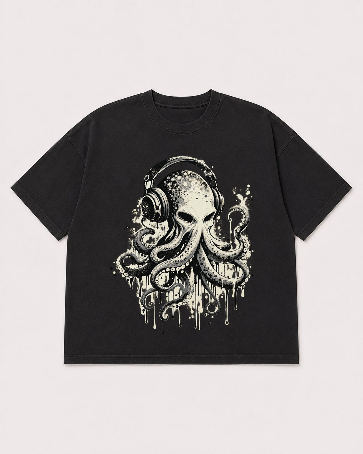 Mockup Boxy Heavyweight Tee Black product