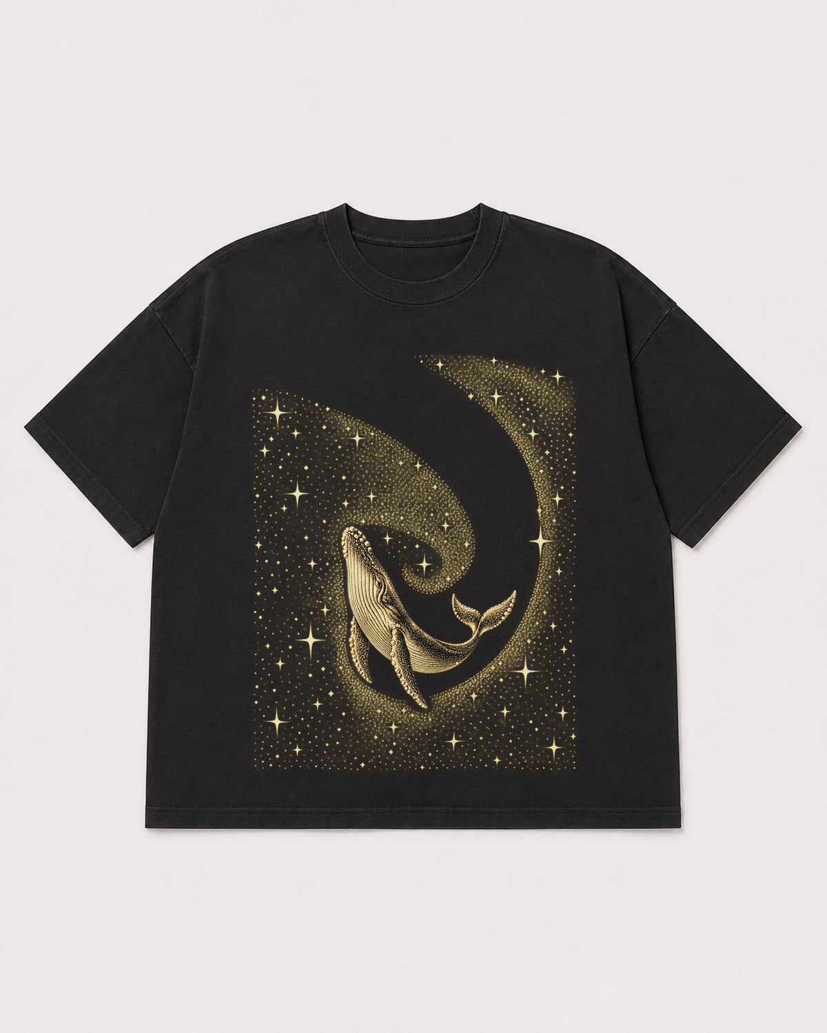 Mockup Boxy Heavyweight Tee Black product