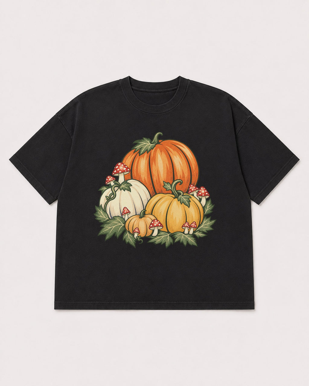 Mockup Boxy Heavyweight Tee Black product