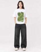 Mockup Boxy Heavyweight Tee White female full-body 03