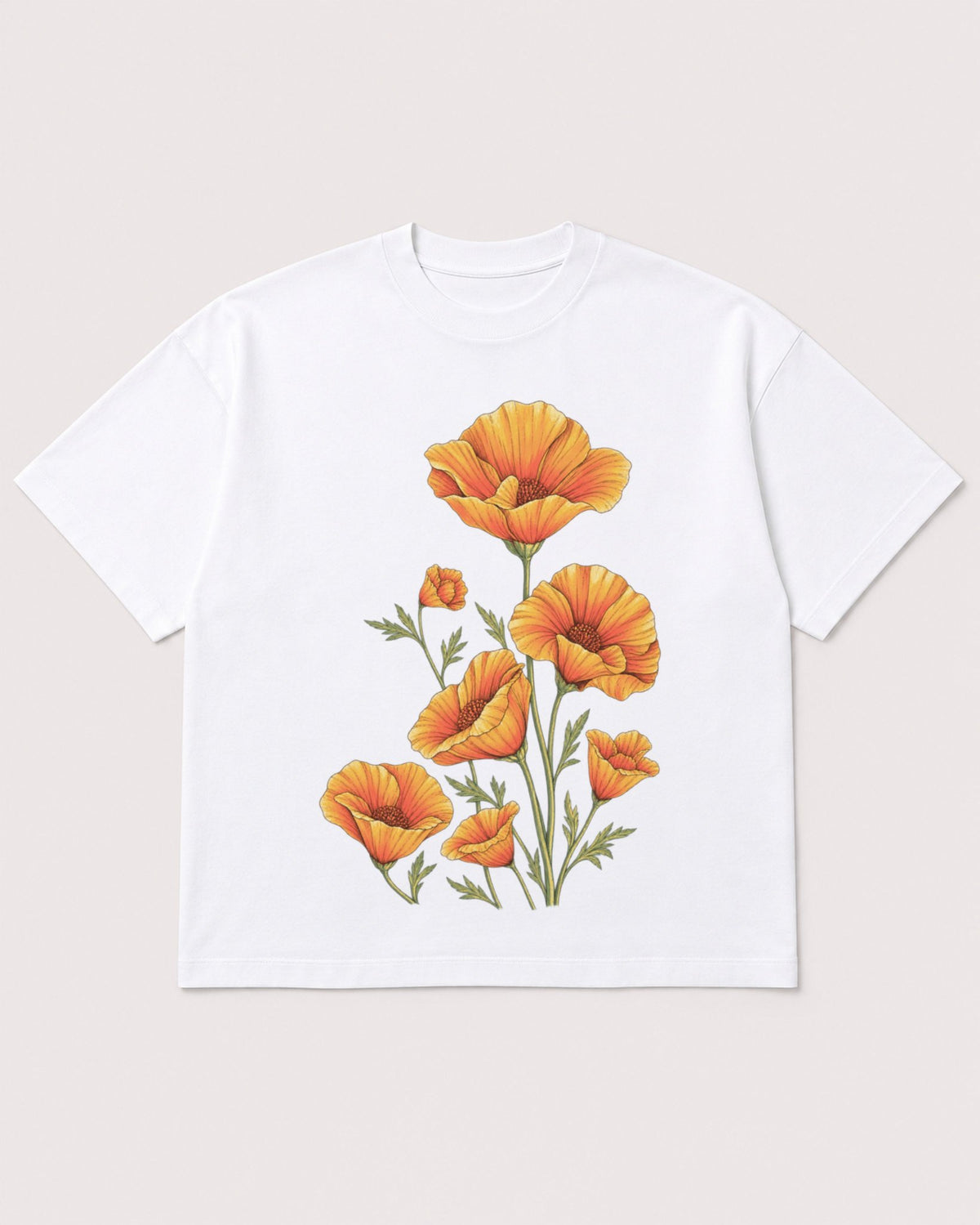 Mockup Boxy Heavyweight Tee White product
