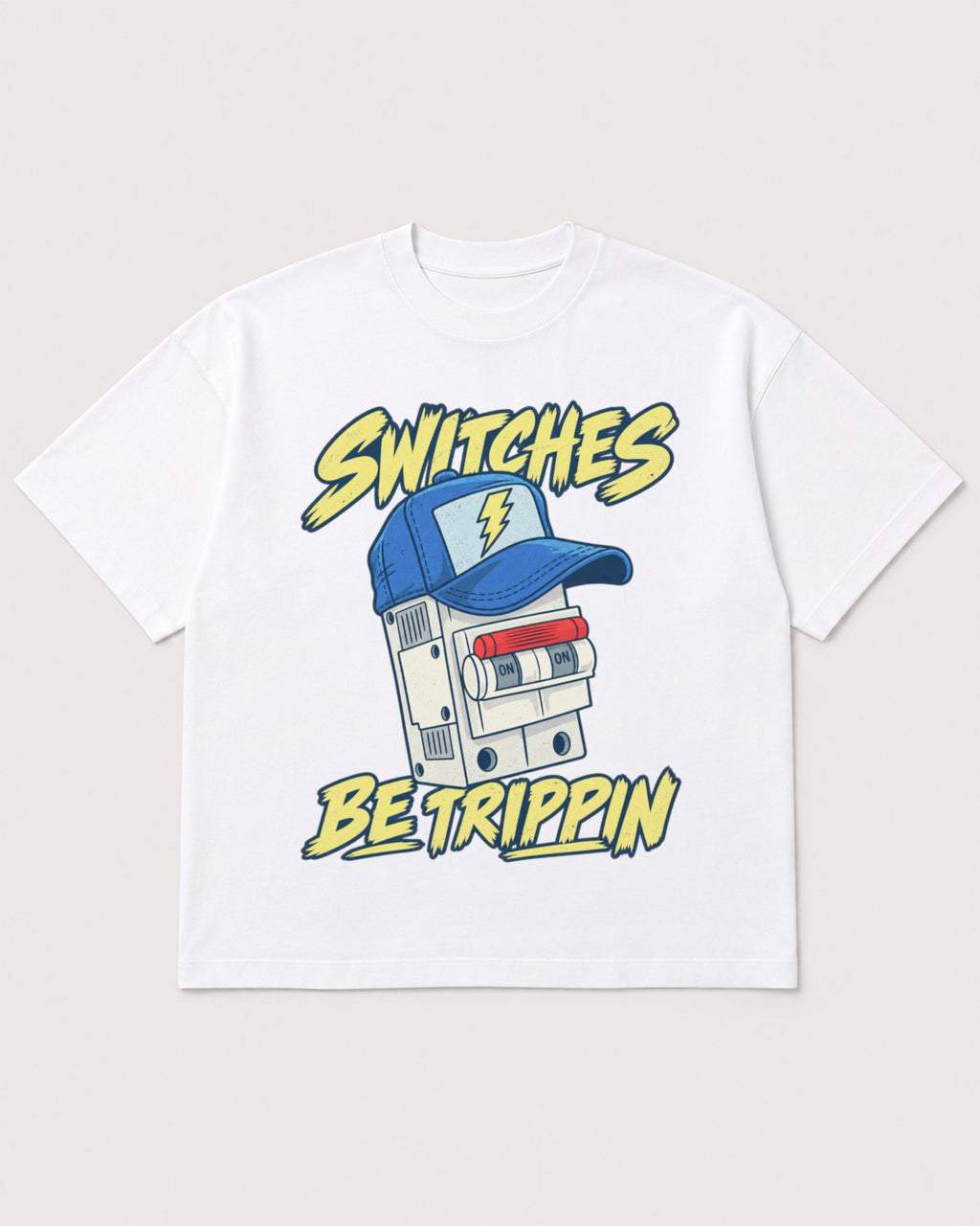 Mockup Boxy Heavyweight Tee White product