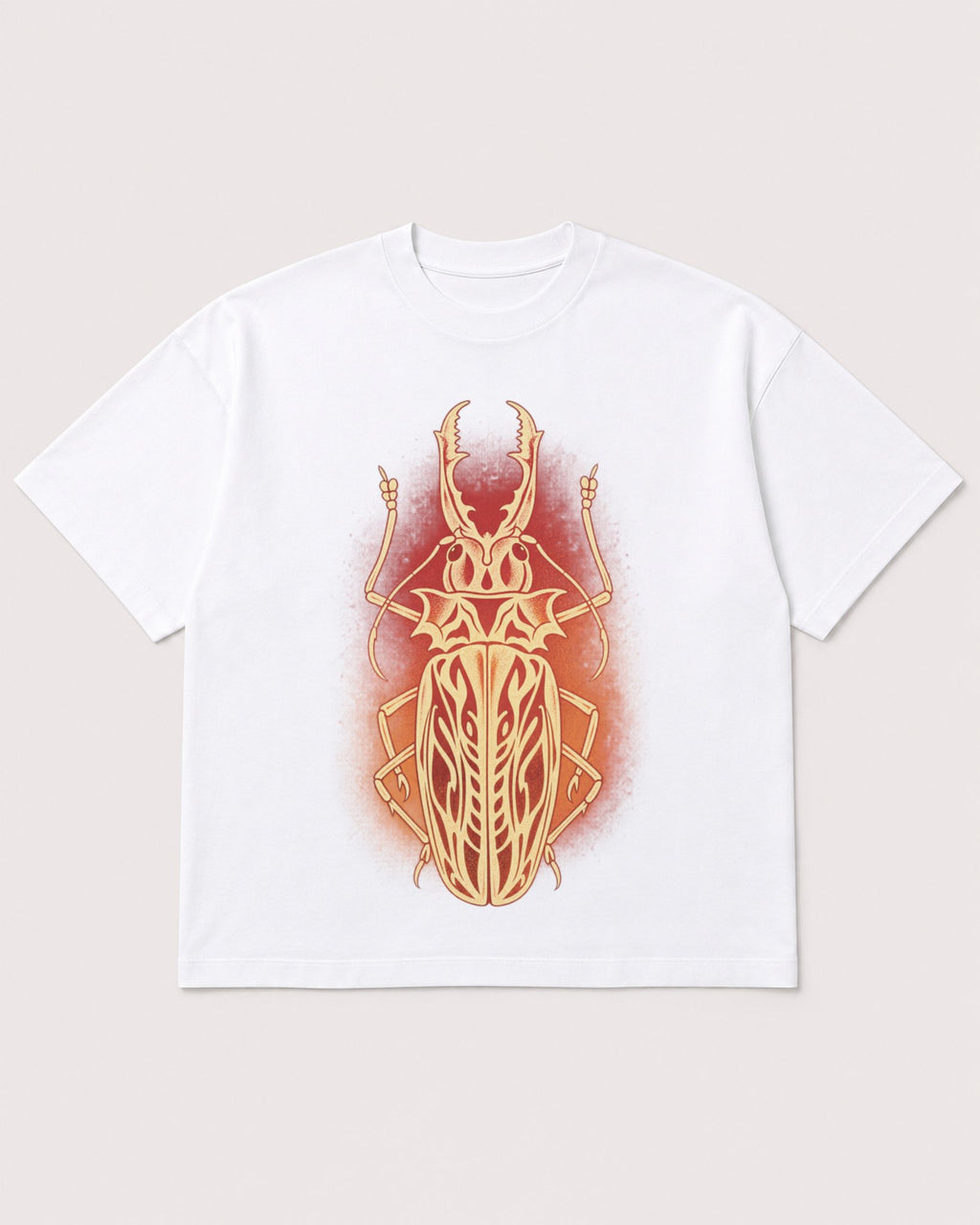 Mockup Boxy Heavyweight Tee White product