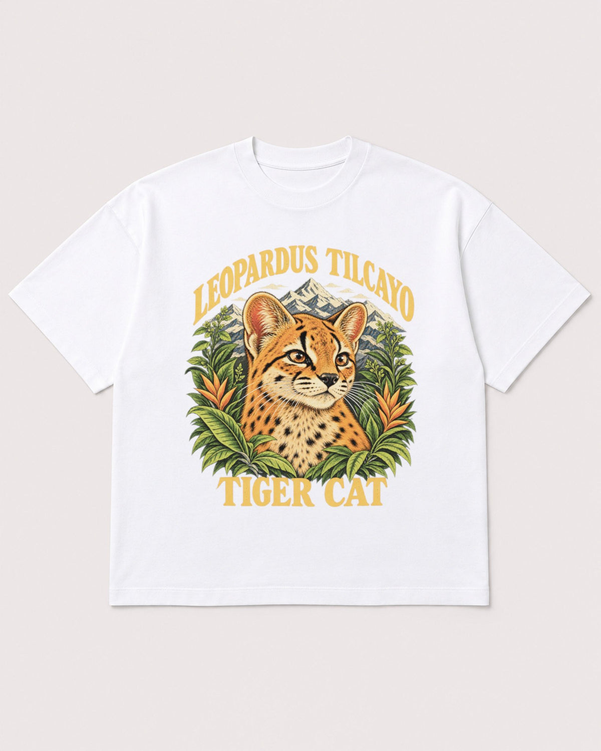 Mockup Boxy Heavyweight Tee White product
