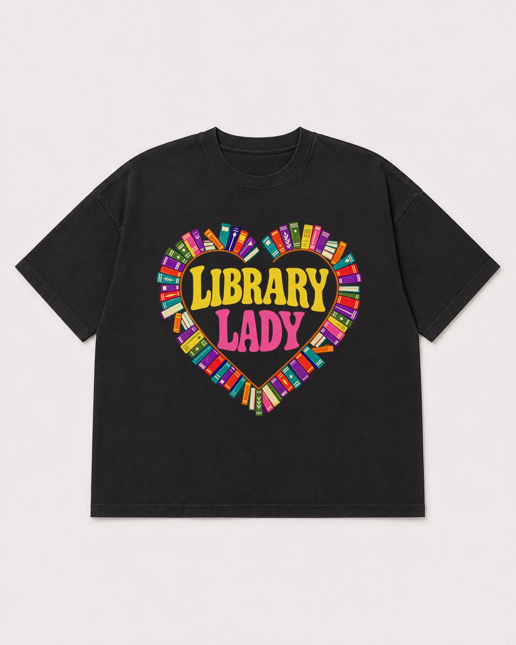 Mockup Boxy Heavyweight Tee Black product