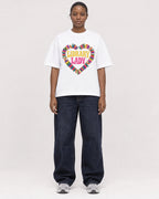 Mockup Boxy Heavyweight Tee White female full-body 34